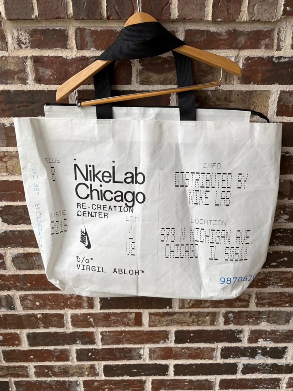 OFF-WHITE Nike Lab Chicago Virgil Abloh Limited Time Bag